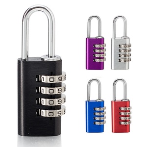 <span class=keywords><strong>Petit</strong></span> <span class=keywords><strong>cadenas</strong></span> en alliage d'aluminium à 4 chiffres pour <span class=keywords><strong>valise</strong></span> et boîte à outils, serrure à combinaison antirouille - Product Image 5