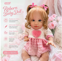 Nouvelle poupée reborn réaliste de 50 cm, corps entièrement en vinyle souple, jouet pour enfants
