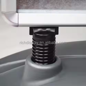 Panneau d'affichage double face en alliage d'aluminium Cadre d'affichage sur pied, résistant au vent et ballasté à l'eau pour le recrutement/la publicité - Product Image 5