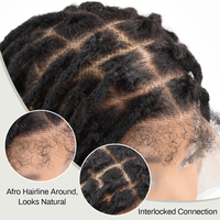 Perruque en dentelle complète de cheveux vierges vietnamiens de couleur ombrée en gros Originea, 12 pouces, dentelle bébé, cheveux humains, dreadlocks, perruque en dentelle complète