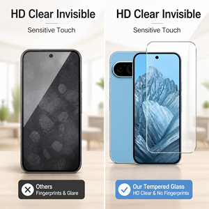 Pellicola Protettiva in Vetro Temperato 9H Antiurto per Google Pixel <span class=keywords><strong>11</strong></span> 10 9 <span class=keywords><strong>Pro</strong></span> XL 9a 9 8A 7A, Protezione Schermo HD Trasparente - Product Image 4