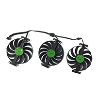 Kipas Pengganti Kartu Grafis 95mm CF1010U12S ASUS Rog Strix RTX 3060 3070 3080 Ti 3090 Gaming GPU Cooler RX 6700