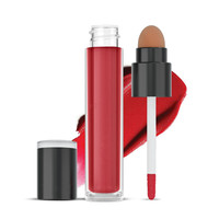 Brillant à lèvres vide personnalisé, fond de teint liquide, contour, tube correcteur, emballage de bouteille avec éponge
