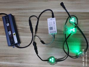 أضواء نقطة التحكم بتطبيق 12 فولت 24 فولت <span class=keywords><strong>5</strong></span> نقاط ضوء rgbw أدى بكسل ضوء نقطة - Product Image 3