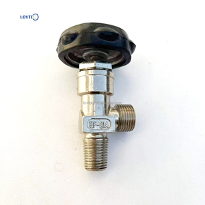 Fermeture d'angle en laiton CGA540 robuste, vanne de sécurité haute pression, vanne de bouteille d'oxygène pour bouteilles d'oxygène - Product Image 3