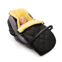 Poussette chaude en laine mérinos Premium pour sac de couchage pour bébé chancelière