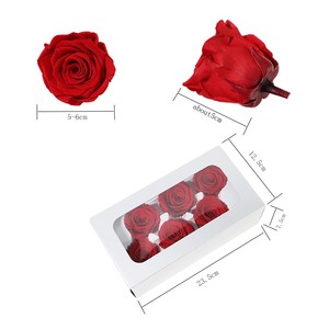 Di alta qualità 5-6cm di lunghezza tocco naturale vera rosa all'ingrosso <span class=keywords><strong>Rose</strong></span> per sempre conservate per la laurea natale ringraziamento - Product Image 5