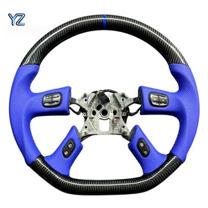 Volant de course YZ Envoy en fibre de carbone véritable, accessoires de modification et d'amélioration premium pour l'intérieur des véhicules - Product Image 5