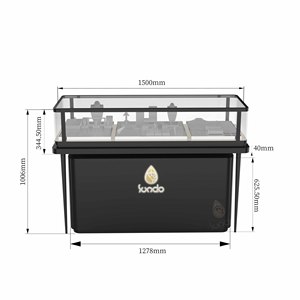 Phong cách phổ biến Bảo tàng Antique dipslay Prop cửa hàng đồ trang sức kiosk đồ nội thất Showcase đối với trang sức hiển thị đứng lưu trữ - Product Image 2