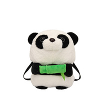 Sac à dos en peluche panda mignon personnalisé OEM, sac à bandoulière en peluche douce, sac à dos de voyage Kawaii pour enfants, filles, femmes