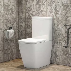 Toilette de toilette blanche <span class=keywords><strong>wc</strong></span> pan double chasse en céramique sanitaire monté au sol vanité de luxe salle de bain design toilette et douche - Product Image 5