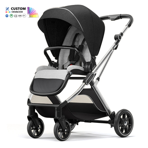 Poussette bébé à siège réversible en gros, vue haute, légère, pliage facile, poussette confortable pour bébé, landau - Product Image 3