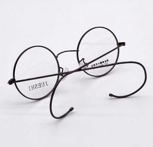 Occhiali Vintage American Optical Squire con Montatura Dorata Anni '80, Occhiali Rotondi con Aste a Molla - Product Image 5