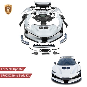 Kit Carrozzeria in Fibra di Carbonio Secca per Ferrari SF90, Aggiornamento Stile SF90XX, Cofano, Parafanghi, Labbro, Diffusore, Alettone - Vendita all'Ingrosso Diretta dalla Fabbrica - Product Image 6