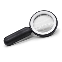 2X Handheld Illuminated Magnifying Glass with 21 LED 3 Modes Light, Portable Optical Magnifier Lens for Reading & Inspection