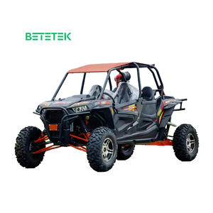 UTV compact 2 places à essence 4 temps, certification CE, vitesse 50-70 km/h, capacité de montée de 25 degrés pour routes non publiques - Product Image 4