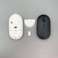 Souris plate portable sans fil BT sans fil rechargeable de type C à double mode 2.4G 5D pour ordinateur portable de bureau à domicile MW-004CX