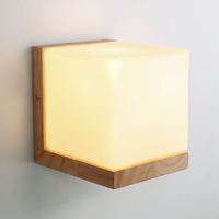 Abat-jour en verre blanc carré, opale, Cube cranté mate, pour lampe murale, plafonnier, installation d'éclairage