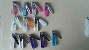 Coupe-ongles à poignée en plastique, coupe-ongle droit en acier inoxydable, outil de soins, domestique, vendu en letton, lituanie, biélorussie - Product Image 5