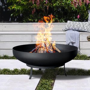 Pozzo del <span class=keywords><strong>fuoco</strong></span> 800mm Pozzo del <span class=keywords><strong>fuoco</strong></span> della sfera d'acciaio del paesaggio all'aperto del ghisa - Product Image 3