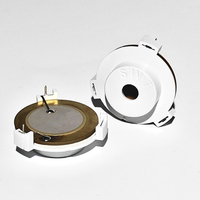 Pasokan Pabrik Casing PBT Tahan Lama Piezo Buzzer 12V 36x15mm 2.5kHz Tekanan Suara Tinggi Komponen Peringatan Elektronik Rumah