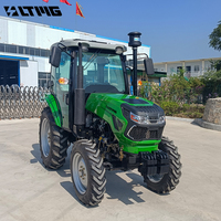 Pas cher prix 4X4wd chargeur équipement agricole machines agricoles 50hp 70hp 75hp tracteur neuf à vendre