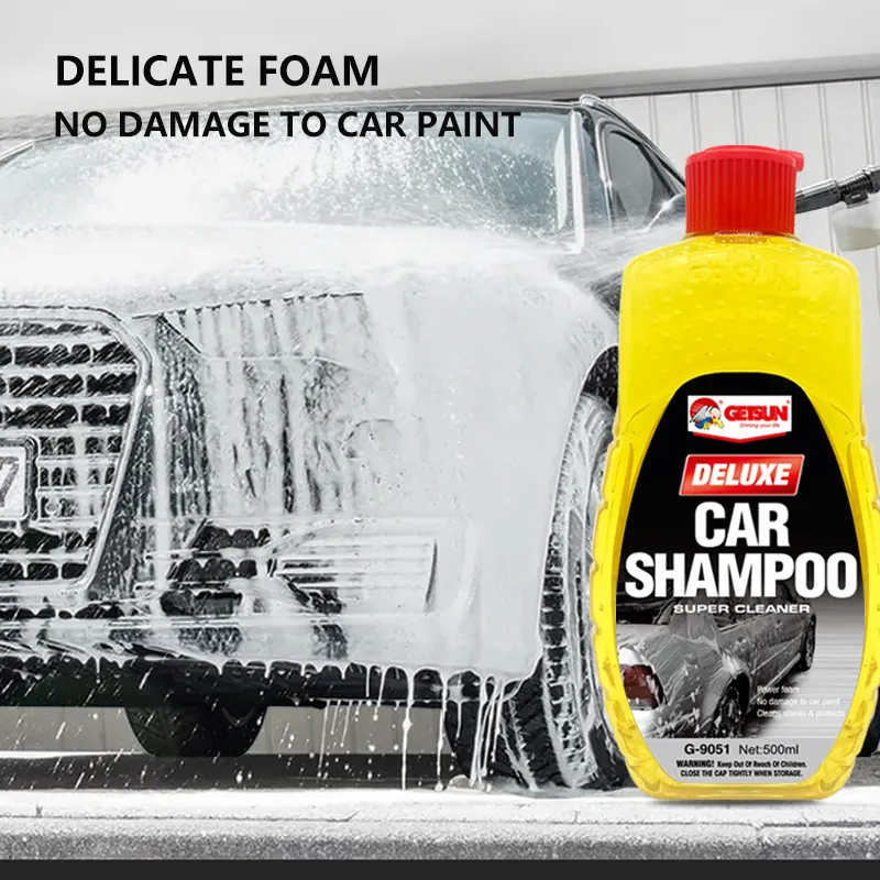 कार की देखभाल उच्च केंद्रित धोने का साबुन फोम सफाई कार शैम्पू फैक्टरी सीधे आपूर्ति