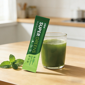 Complément alimentaire en poudre super verte, multi-<span class=keywords><strong>nutrition</strong></span> pour les enzymes digestives - Product Image 2