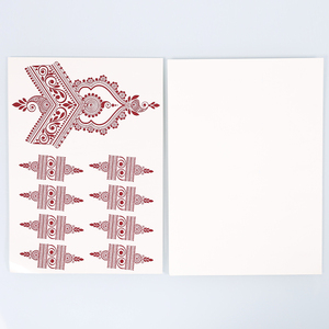 Autocollants de beauté autocollants de <span class=keywords><strong>tatouage</strong></span> en <span class=keywords><strong>dentelle</strong></span> vermillon transfert d'eau henné marron <span class=keywords><strong>tatouage</strong></span> semi-permanent fleur <span class=keywords><strong>bras</strong></span> autocollants de <span class=keywords><strong>tatouage</strong></span> - Product Image 4