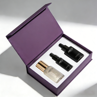 Individuelles Logo Marken-Parfüm Geschenkbox Verpackung Luxus Farbige Parfümflasche Fabrik Großhandel Kostenloses Design Prägung UV
