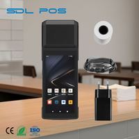 Terminal Punto de Venta Portátil y de Sobremesa con Procesador de 4 Núcleos a 2.0 GHz, GPS, Impresora de 58 mm, Pantalla HD Clara para Recogida de Comandas, Sdlpos