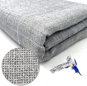 Usine Vente Durable Haute Qualité Prix Coût <span class=keywords><strong>Moine</strong></span> Tissu Gris Polyester Primaire <span class=keywords><strong>Tufting</strong></span> Tissu Gris Pour Machine À Broder Tissu - Product Image 1