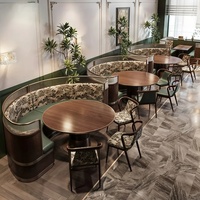Mobilier de restaurant commercial de luxe de haute qualité OEM ODM, banquet, restauration, cafétéria, banquettes, table à manger, ensemble de chaises