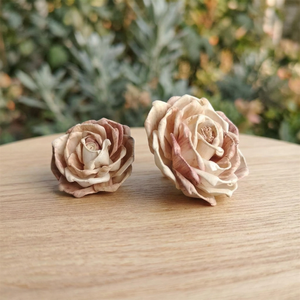 Fleurs artificielles en bois de Sola blanches faites à la main de 9 cm, écologiques, 100 % naturelles, best-seller, pour la décoration intérieure du salon - Product Image 2