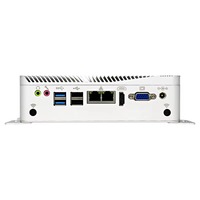 Mini PC industrial sin ventilador Nuc Nano con 6 COM y 6 núcleos USB DDR4 RAM Computadora integrada en la industria-Enchufe de EE. UU./UE