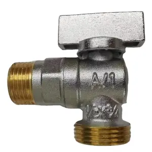 Латунный угловой клапан 1/2*3/4 латунный угловой клапан для использования в ванной комнате