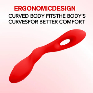 Adult <b>Vibrator</b> Waterproof Silent USB <b>Rechargeable</b> Pink Red Purple Black Color Options For Stimulation - Product Image 3