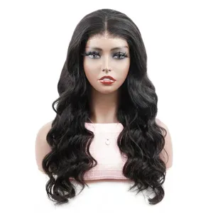 Wholesale body wave Wigs Human Hair 4*4 Hd Glueless wigs Cuticle Aligned Virgin Hair Wig For Black Women