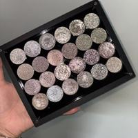 Palettes de fards à paupières de luxe personnalisées, produits de maquillage pour les yeux, fards à paupières scintillants, fard à paupières métallique unique, palette de fards à paupières