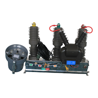 Sectionnaliseur de défaut sous vide extérieur triphasé ZW32-12F 50/60Hz 20/25kA 12kV, relais de réenclenchement automatique intelligent monté sur poteau