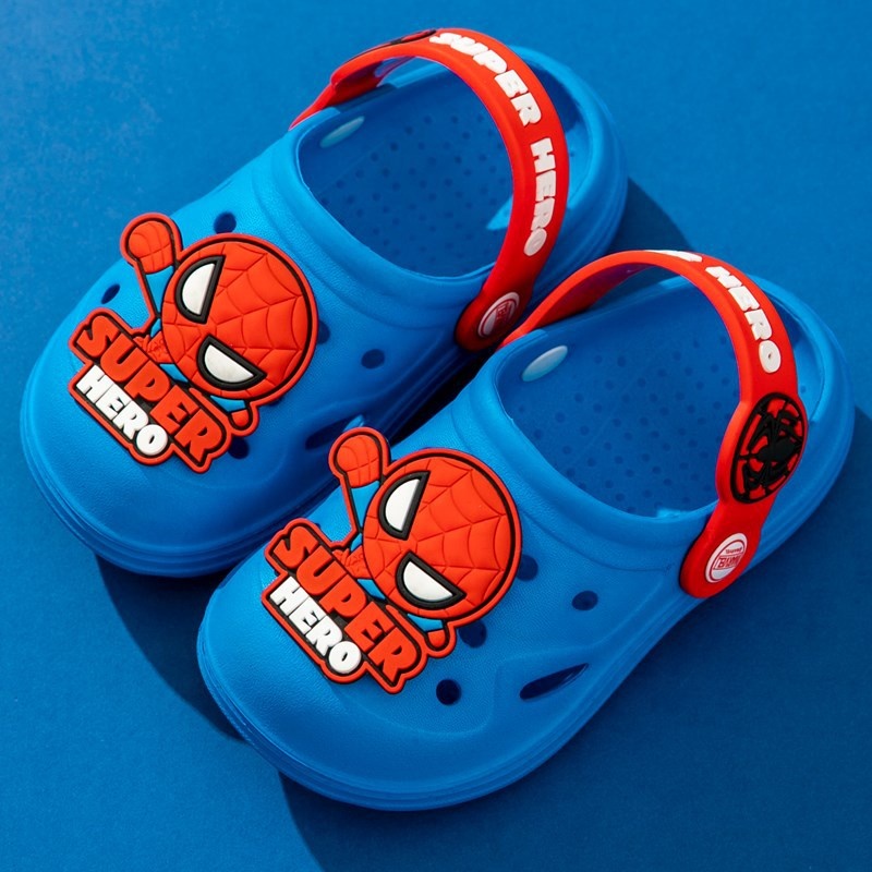 Суперлегкие модные водонепроницаемые бесшумные Спортивные Тапочки карамельных цветов из ЭВА с изображением фруктов, Детские садовые сандалии