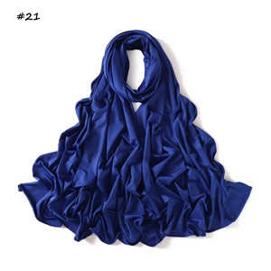High Stretch Liquid <b>Jersey</b> <b>Hijab</b> Breathable Silky Solid Color Liquid <b>Jersey</b> Long Scarf Soft Women <b>Jersey</b> Liquide <b>Hijab</b> - Product Image 4