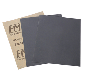 Papel de Lija Abrasivo de Carburo de Silicio de Alta Eficiencia, Impermeable, con Látex y <span class=keywords><strong>Esmeril</strong></span>, Rectangular, Personalizable, OEM, <span class=keywords><strong>para</strong></span> Herramientas de Carpintería - Product Image 2