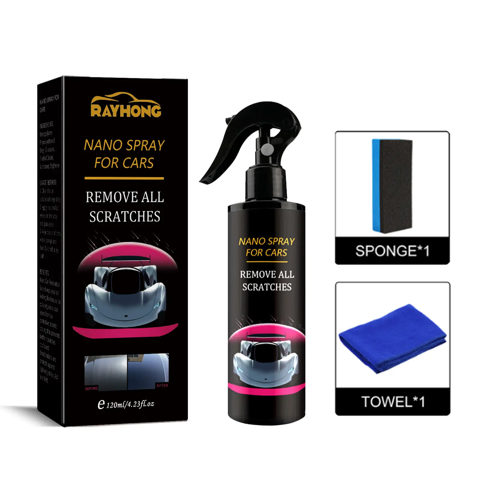 Auto Swirl Remover Scratches Repair Polishing Wax Auto Product Car Clean Car Scratch Remover Repair Paint Care Tool