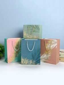 Bolsas de regalo con estampado de flores de primera calidad, bolsas de recuerdo al por mayor, proveedor de bolsas de papel para compras - Product Image 5