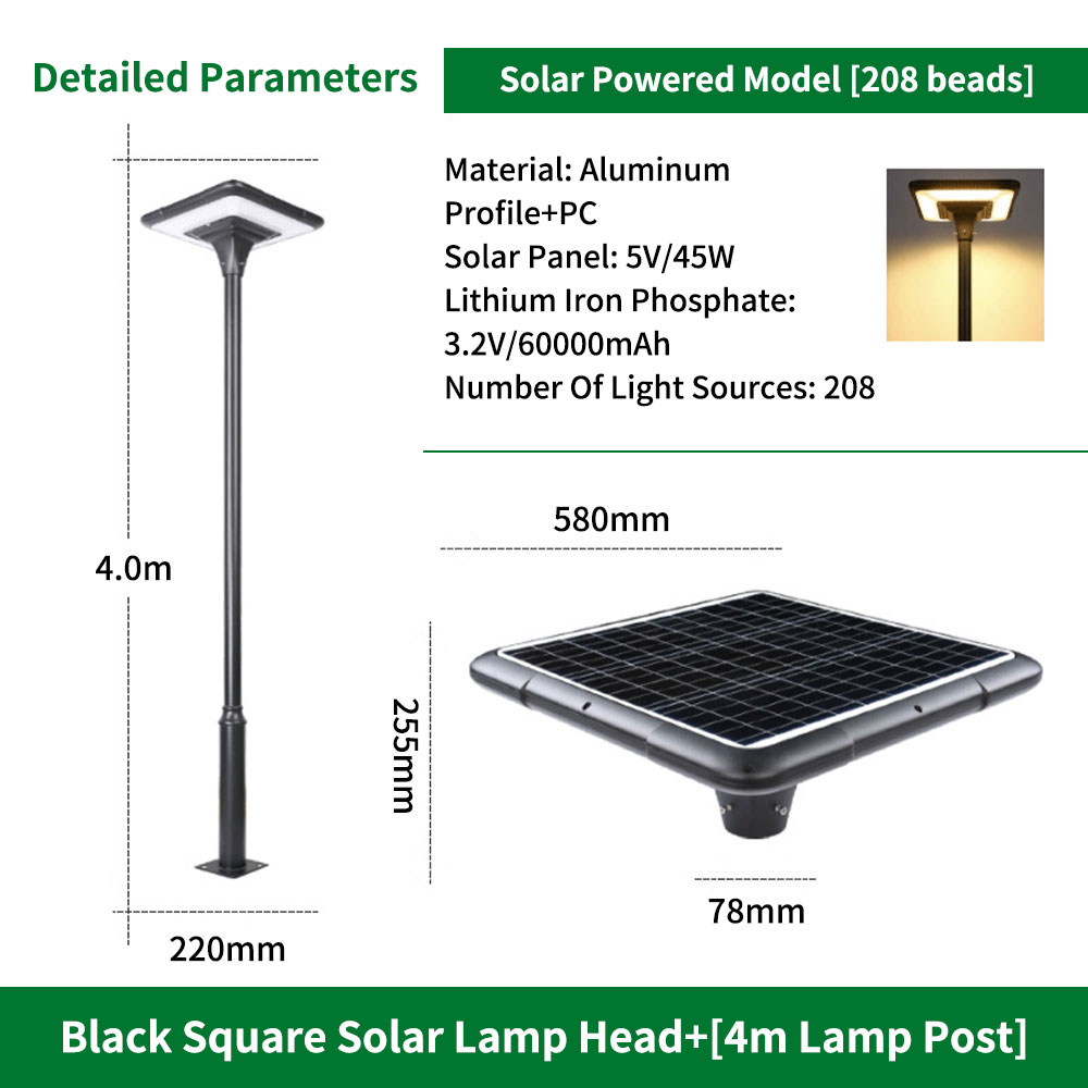 Bianco solar-4meter-Warm