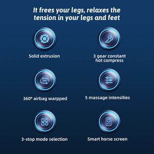 <span class=keywords><strong>2025</strong></span> Vibración Aire Compresión Presoterapia Pie Pierna Masaje Premium Masajeador de pies para recuperación - Product Image 3