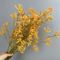 Pata de Canguro Artificial para Decoración del Hogar, Plantas Artificiales Decorativas, Adorno para Jardín u Oficina, Flores Artificiales, Planta Artificial