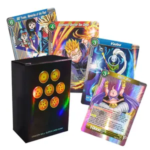 55pcs Beliebte Anime Dragon Ball z Sammelkarten Box Demon Slayer Handels spiel Spielzeug One Pieces Card Dragon Ball Karten Großhandel