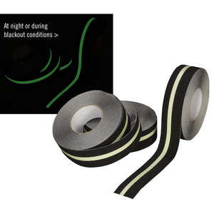 New Arrival Glowing Anti-Slip Glow in the Dark Tape Acrylic <b>Glue</b> Grip Pet Strip for Stairs Floors Luminous Flooring Accessories - Product Image 1